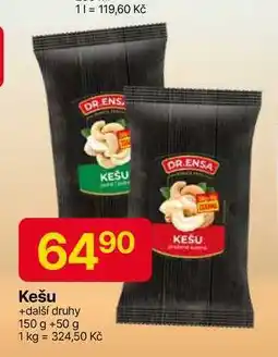 Hruška DR.ENSA Kešu +další druhy 150 g +50 g nabídka