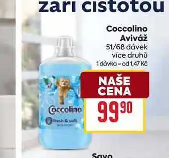 Billa Coccolino Aviváž 51/68 dávek nabídka