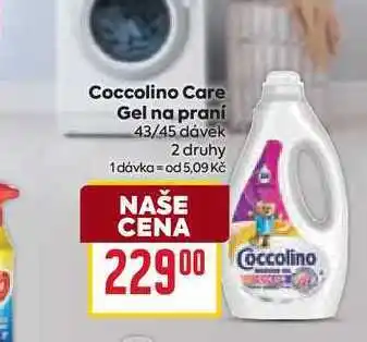 Billa Coccolino Care Gel na praní 43/45 dávek nabídka