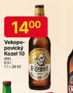 Hruška Velkopopovický Kozel 10° sklo 0,5l nabídka