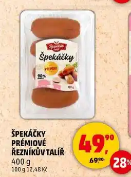 Penny Market ŠPEKÁČKY PRÉMIOVÉ ŘEZNÍKŮV TALÍŘ, 400 g nabídka