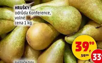 Penny Market HRUŠKY odrůda Konference, 1 kg nabídka