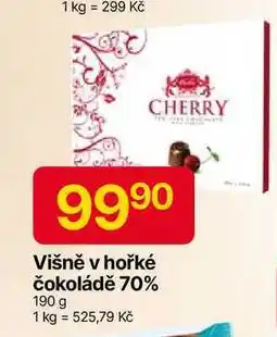 Hruška Višně v hořké čokoládě 70% 190 g nabídka