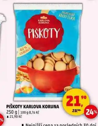 Penny Market PIŠKOTY KARLOVA KORUNA, 250 g nabídka