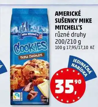 Penny Market AMERICKÉ SUŠENKY MIKE MITCHELL'S různé druhy, 200/210 g nabídka