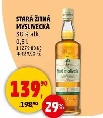 Penny Market STARÁ ŽITNÁ MYSLIVECKÁ 38% alk., 0,5 l nabídka