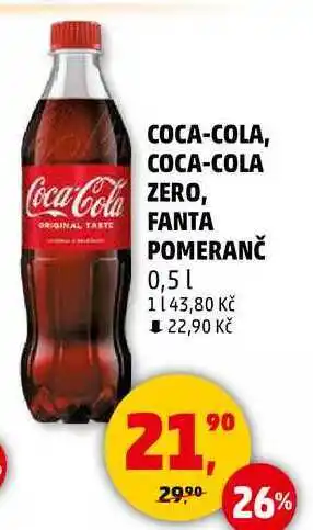 Penny Market COCA-COLA, 0,5 l nabídka