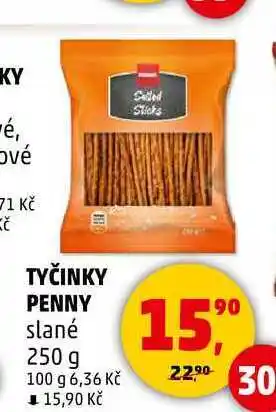 Penny Market TYČINKY PENNY slané, 250 g nabídka