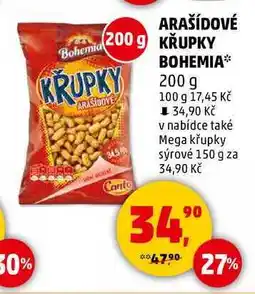 Penny Market ARAŠÍDOVÉ KŘUPKY BOHEMIA, 200 g nabídka