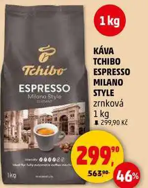 Penny Market KÁVA TCHIBO ESPRESSO MILANO STYLE zrnková, 1 kg nabídka