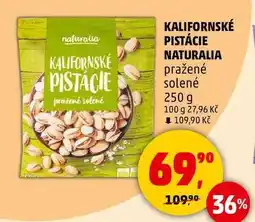 Penny Market KALIFORNSKÉ PISTÁCIE NATURALIA pražené solené, 250 g nabídka