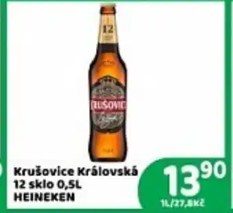 Brněnka Krušovice královská 12 sklo nabídka