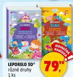 Penny Market LEPORELO 3D, různé druhy, 1 ks nabídka