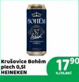 Brněnka Krušovice bohém plech nabídka