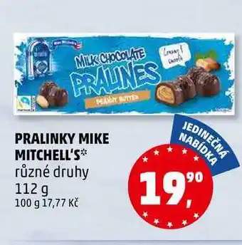 Penny Market PRALINKY MIKE MITCHELL'S* různé druhy, 112 g nabídka