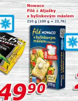 ESO MARKET Nowaco filé z aljašky s bylinkovým máslem nabídka