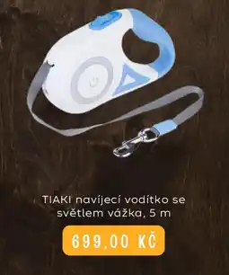 Zoohit TIAKI navíjecí vodítko se světlem vážka nabídka