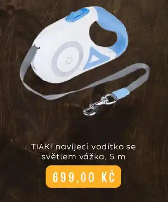 Zoohit TIAKI navíjecí vodítko se světlem vážka nabídka