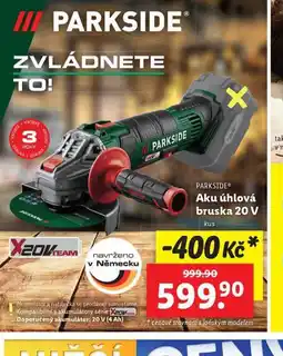 Lidl Aku úhlová bruska 20 v nabídka