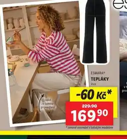 Lidl Tepláky nabídka