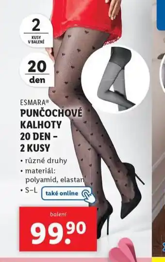 Lidl Punčochové kalhoty nabídka