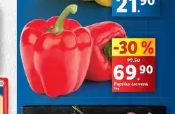 Lidl Paprika červená nabídka