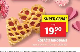 Lidl Koláč s jahodami nabídka