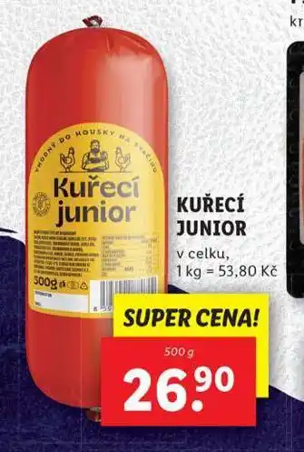 Lidl Kuřecí junior nabídka