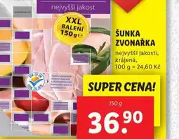 Lidl Šunka zvonařka nabídka