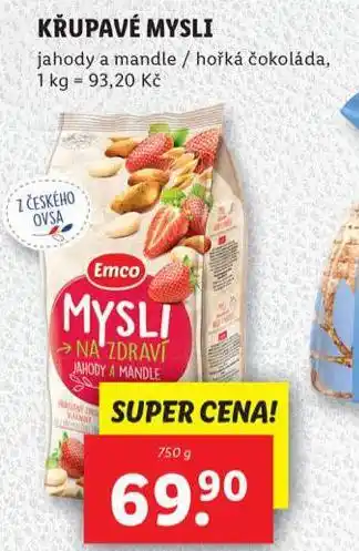 Lidl Křupavé müsli nabídka