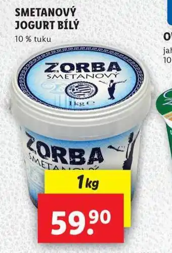 Lidl Smetanový jogurt bílý nabídka