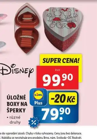 Lidl Úložné boxy na šperky nabídka