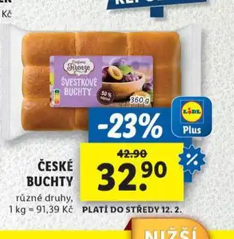 Lidl České buchty nabídka