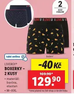 Lidl Boxerky nabídka