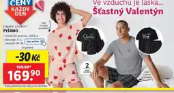 Lidl Pyžamo nabídka