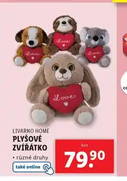 Lidl Plyšové zvířátko nabídka