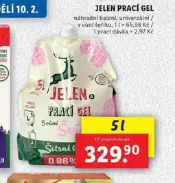 Lidl Jelen prací gel nabídka