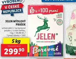 Lidl Jelen mýdlový prášek nabídka