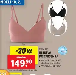 Lidl Bezešvá podprsenka nabídka