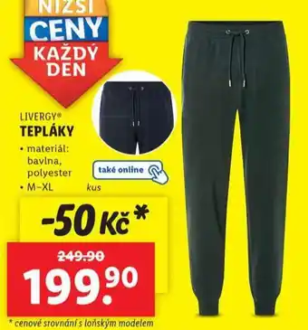 Lidl Tepláky nabídka