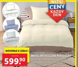 Lidl Mušelínové ložní povlečení nabídka