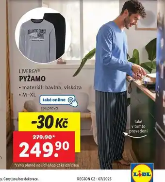 Lidl Pyžamo nabídka