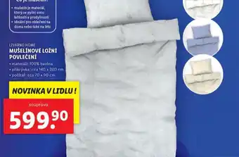 Lidl Mušelínové ložní povlečení nabídka