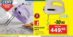 Lidl Ruční mixer 400 w nabídka