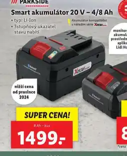 Lidl Smart akumulátor 8 ah nabídka