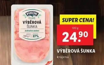 Lidl Výběrová šunka nabídka