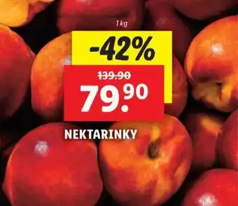 Lidl Nektarinky nabídka