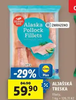 Lidl Aljašská treska nabídka