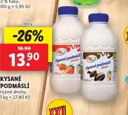 Lidl Kysané podmáslí nabídka