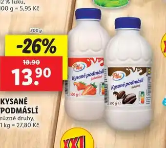 Lidl Kysané podmáslí nabídka